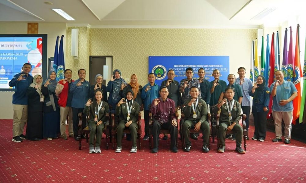 Universitas Negeri Malang (UM) apresiasi dosen-mahasiswa peraih medali di SEA Games 2025. Foto: Universitas Negeri Malang